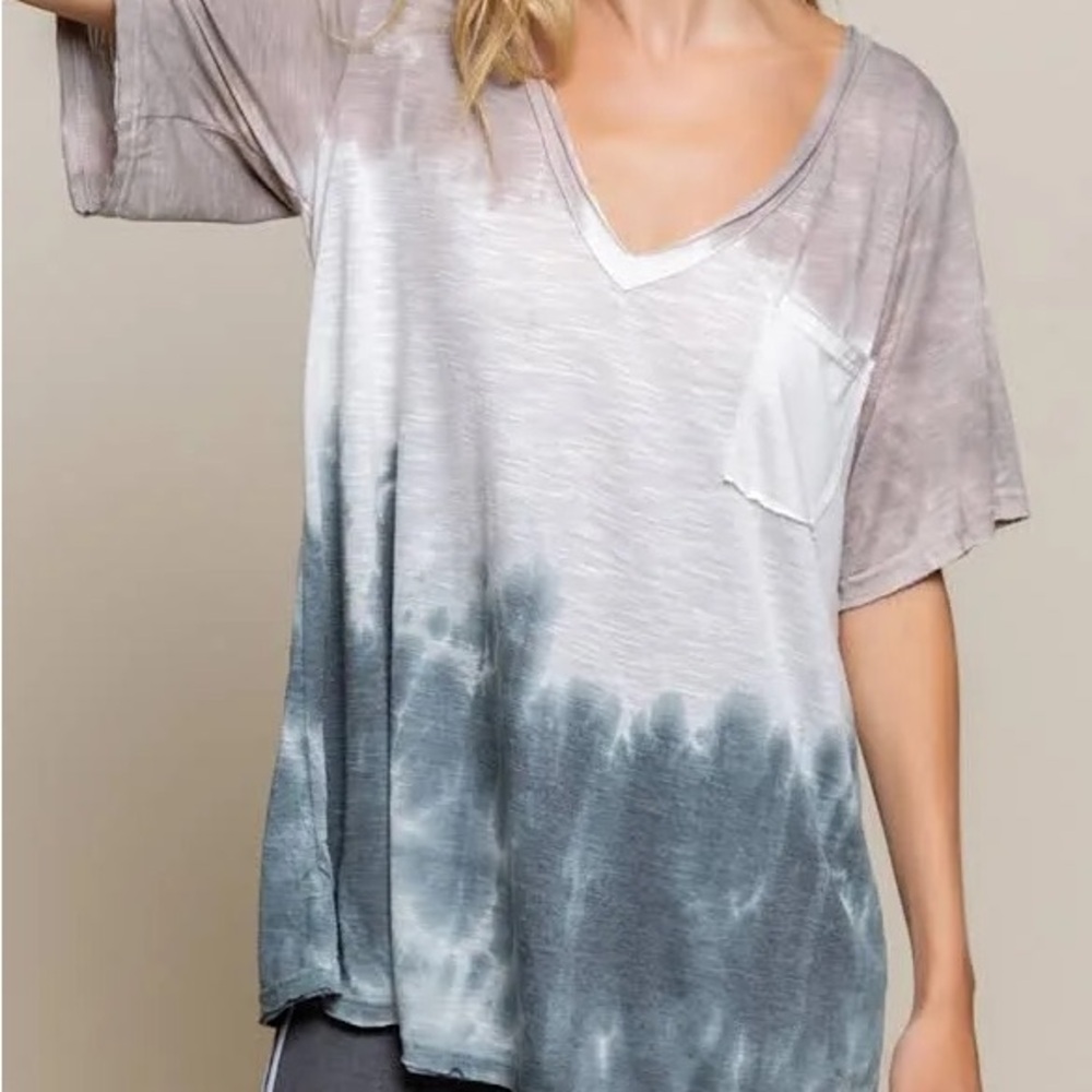 POL Gray Boxy Short Sleeve T-Shirt